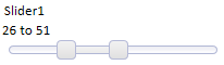 2 Value Slider Control